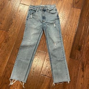 straight leg jeans